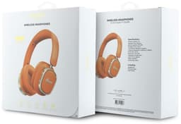 Guess Draadloze koptelefoon voor BT Headphones Enc Rectangle Metal Script - Oranje — thumbnail 4