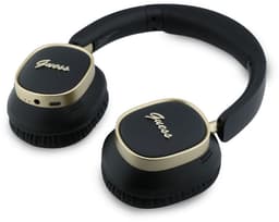 Guess Draadloze Koptelefoon met ENC - Rectangle Metal Script Logo Over-Ear Bluetooth Headphone - Zwart — thumbnail 4
