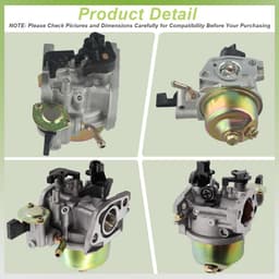 Dailygoods- Carburateurset voor Einhell BG-PM 46 S-HW - Afdichtingsset - Brandstoffilter - Brandstofslang - Clips - Inclusief kaars - Grasmaaier Carburateur — thumbnail 5