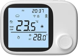 Slimme Thermostaat - Temperatuurregelaar App - Energie Besparen - Lange Draadloze Bereik - 20 x 10 x 3 cm — thumbnail 1