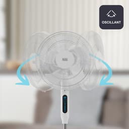 Black+Decker B0F99TBZ14 statiefventilator 40 cm - Extra stil door DC-motor - 30 Watt — thumbnail 3