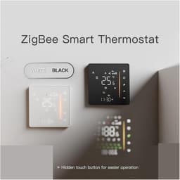 Slimme Thermosta - Kamertemperatuur Regelaar - Comfort Verhoging - App Bediening - 1.0 Unit - Zwart — thumbnail 3