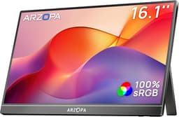 Draagbare Monitor 16,1 Inch - Full HD IPS Scherm - USB-C & Mini HDMI - HDR - Voor Laptop, PC, Mac en Consoles — thumbnail 1