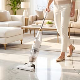 AG3500 Steelstofzuiger - 3-in-1 Snoerstofzuiger - 600W - Sterke Zuigkracht - Zonder Zak - HEPA Filter - LED Verlichting - Handstofzuiger - Lichtgewicht - White — thumbnail 3
