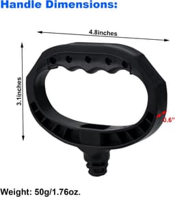 SnelShoppen - Gasoline Engine Starter Handle - Recoil Starter Pull Handle voor Grasmaaier, Generator, Trimmer, Sneeuwblazer, 2 Stuks, Hard Plastic, St — thumbnail 2