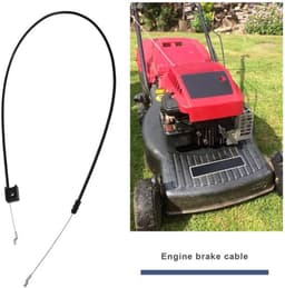 Dailygoods- Motorremkabel 1295mm - Compatibel met Mountfield 45HP/45PD - Kabelmouw 1092mm - Metaal - Zwart - Vervangingskabel voor grasmaaier - Grasmaaierkabel — thumbnail 3