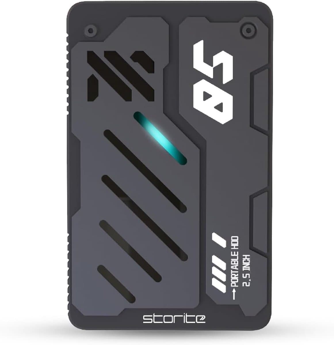 SnelShoppen - 1TB Externe Harde Schijf USB 3.0 voor Gaming, Hoge Snelheid, Compact en Lichtgewicht, Ideaal voor Opslag van Spellen en Bestanden, Zwart — afbeelding 1