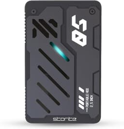 SnelShoppen - 1TB Externe Harde Schijf USB 3.0 voor Gaming, Hoge Snelheid, Compact en Lichtgewicht, Ideaal voor Opslag van Spellen en Bestanden, Zwart — thumbnail 1