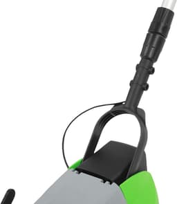 Elektrische Grasmaaier - Grastrimmer Tuinmaaier - Gazononderhoud - Borstelloze Motor 6500 RPM - 59 x 37 x 24 cm - Zilver — thumbnail 3