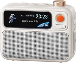Divoom FlowToo 3-in-1 Bluetooth Speaker 10W - White Noise Machine en Slimme Wekker met 2,26 inch Display - Zwart — thumbnail 1