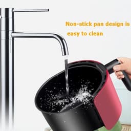 Airfryer 3L - Heteluchtfriteuse Olievrije Frituur - Gezond Koken - Snelle Luchtcirculatie - 3 liter - Zwart — thumbnail 3