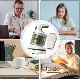 KZQ Draadloze mini stofzuiger voor computer en toetsenbord - Compact handheld apparaat voor stofverwijdering bij elektronica - Draagbaar en effectief - Groen — thumbnail 4