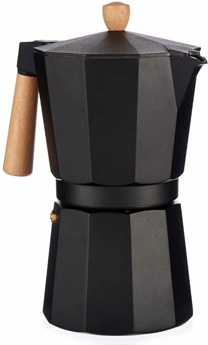 Kinvara Moka Koffiezetter - 650 ml - zwart - aluminium - Italiaanse koffie — afbeelding 1