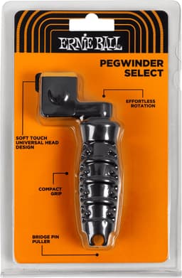 Ernie Ball Select - Snaarwinder - Universeel - Geïntegreerde Brug Pin Puller - Niet-Abrasief — thumbnail 4