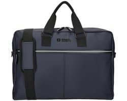 Enrico Benetti Waterproof Laptop Schoudertas Bergen 17'' Navy