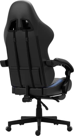 HICON® Gamestoel – Gamestoel met voetsteun - Gamestoel voor PC & Console – Verstelbaar | Lambeth - Blauw — thumbnail 4