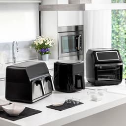 Pack Luchtfriteuse met mand en Opvouwbaar siliconen mandje voor airfryer InnovaGoods — thumbnail 10