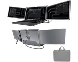 Triple Portable Monitor Expert 14" OneCable - IPS - Extra scherm laptop - Tri screen monitor - Inclusief draagtas