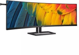Philips gebogen bedrijfsmonitor 45B1U6900C/00, 44,5 inch, 5120x1440, 32:9, 450 cd/m², 4 ms, HDMI, DisplayPort, USB, audio-uitgang — thumbnail 2
