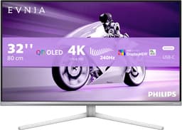 Philips 32M2N8900 - 4K QD-OLED Gaming Monitor - Ambiglow - USB-C 65w - KVM - HDR400 - 240hz - 32 inch — thumbnail 1