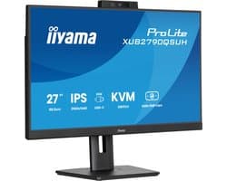 iiyama ProLite XUB2790QSUH-B2 - 27 inch - QHD - IPS - USB-Hub (3x) - Verstelbaar - Windows Hello Cam