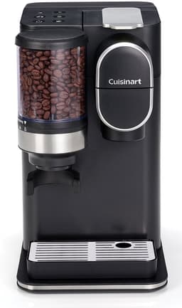 Cuisinart - Single Serve Koffiezetapparaat - Filterkoffie - Ingebouwde RVS koffiemolen - 3 kopgroottes - Herbruikbare filterpod - Zwart — thumbnail 1