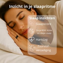 Lacardia Smart ring - Slimme ring - Zwart - Maat 11 - Beschikbaar voor android en IOS - Eigen app - Unisex voor Dames & Heren — thumbnail 3