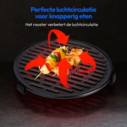 MEDION L Airfryer P30 - 4,7 L - 1500 W - 60 min timer - Wit — thumbnail 7