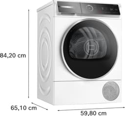 Bosch WQB246CPNL - Serie 8 - Wasdroger - Warmtepompdroger - Zelfreinigende condensor - Blijvend energiezuinig - Zeer stil- 9 kg - Droogt zoals jij wilt met Auto Dry - Wit — thumbnail 13