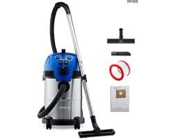 RFWR® Multi II 30L Nat-/Droogzuiger - Stofzuiger voor Huis, Tuin, Werkplaats en Auto (1400 W)