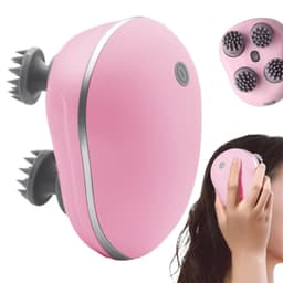 Draadloos Elektrisch Hoofdhuidmassageapparaat – 28 Zachte Siliconen Knoppen, 3 Intensiteitsstanden, Afneembare Massagekop, Waterdicht, Voor Haar & Lichaam — thumbnail 5