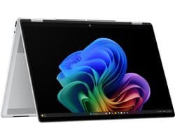 "HP OmniBook X FlipNGAI 16-as0973nd Copilot+ PC Intel Core Ultra 7 256V Hybride (2-in-1) 40,6 cm (16"") Touchscreen 2K 16 GB LPDDR5x-SDRAM 1 TB SSD Wi-Fi 6E (802.11ax) Windows 11 Home Zilver"