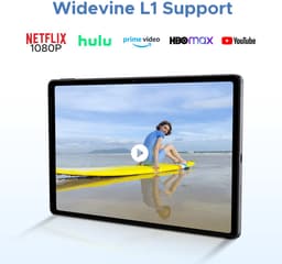 DOOGEE TAB U11 Pro - Tablet - Tablette - 30GB RAM + 256GB ROM(2TB/TF) - 8580 mAh - 11 Inch 1080P 90 Hz - Dubbele luidspreker - T7200 Octa Core - 13MP Camera - 5G WIFI - Face ID - 7.9 mm Metallic Body - Zwart — thumbnail 10