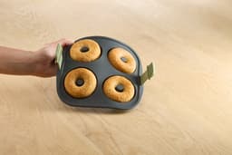 Lékué Airfryer Bakvorm 4 Donuts - Siliconen - Grey — thumbnail 6