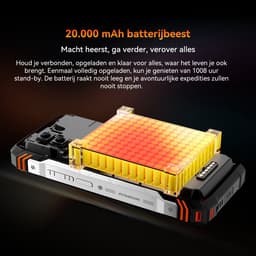 Blackview XPLORE 1 - Robuuste Smartphone - 5G - 36GB RAM - 256GB ROM - 20000mAh - 6.78 inch - Robuuste Telefoon - Nachtzicht - Android 15 - NFC - GPS - Oranje — thumbnail 3