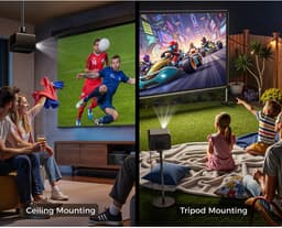 ULTIMEA Poseidon E100 - een slimme thuisbioscoop met Google TV, 4K, HDR10, Dolby Audio en 6D Keystone-correctie — thumbnail 4