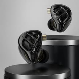 KZ ZAR - In-Ear Monitors - IEM - 1 Dynamische + 7 Balanced Drivers - Audiofiele Oordoppen - Verwisselbare Kabel - Universele Pasvorm - Zwart — thumbnail 2