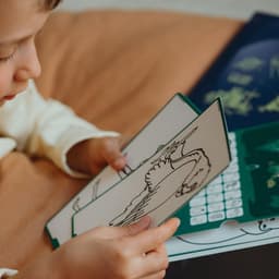 BEAU by Bo Kidywolf Kidydraw Mini Tekenboek met LCD-scherm Dieren + Refill Once upon a time & Animals — thumbnail 2