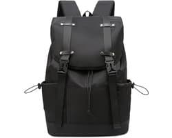 Rugzak - Laptop Rugzak voor heren en dames - Waterdichte antidiefstalrugzak - Casual reistas voor heren - Dagelijkse werkrugzak - wandelrugzak van 20 liter - geschikt voor een 15,6-inch laptop - unisex - zwart