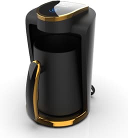 BasicTeQ: INCA IKM-01 Turkse KOFFIE WONDER SERIE koffiezetapparaat. Ook geschikt voor Balkan, Grieks koffie. Moka-maker. Met brouwdetectiesensor en beveiligd tegen droogkoken- automatische uitschakeling, Cezve, 1-4 kopjes. — thumbnail 1