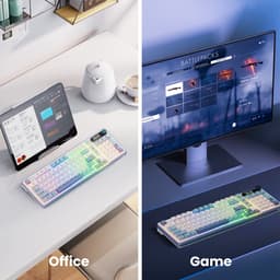Royal Kludge RKS98 - Mechanisch Gaming Toetsenbord - Gaming Keyboard - Draadloos - RGB - Met LCD-scherm — thumbnail 7