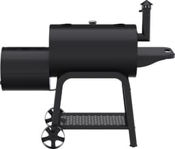 Patton Oklahoma Smoker Houtskoolbarbecue - Zwart — thumbnail 4