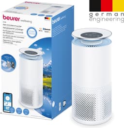 Beurer LR 400 Luchtreiniger – 3 x Filter: voorfilter + HEPA H13 filter + actief koolfilter - UV licht – Automatische stand - Nachtmodus – Turbo modus – Timer – 4 Standen - Tot 69 m² - 3 Jaar garantie - Wit — thumbnail 4