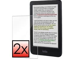 Screenprotector - 2 Stuks - Geschikt voor Kobo Clara Colour - Extra Sterk - Beschermglas - Gehard Glas - Tempered Glass - Screen Protector - Bescherm Cover