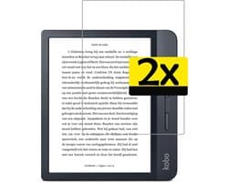 Screenprotector - Geschikt voor Kobo Libra H2O - 2 Stuks - Extra Sterk - Beschermglas - Gehard Glas - Tempered Glass - Screen Protector