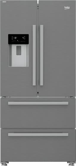 Beko GNE60530DXN - Amerikaanse koelkast - French Door - RVS — thumbnail 2