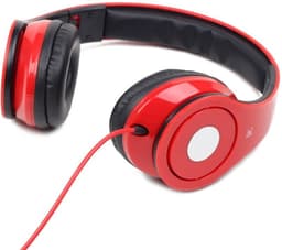 Koptelefoon Gembird STEREO DETROIT einklappbar Rot — thumbnail 4