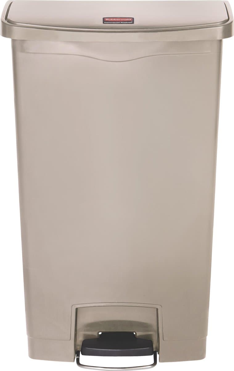 Rubbermaid Slim Jim Step On Container - Front Step - 68 Liter - 500x311x803mm — afbeelding 1