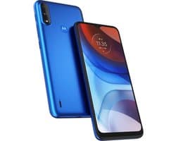 Motorola Moto E 7 power 16,5 cm (6.5") Hybride Dual SIM Android 10.0 4G USB Type-C 4 GB 64 GB 5000 mAh Blauw