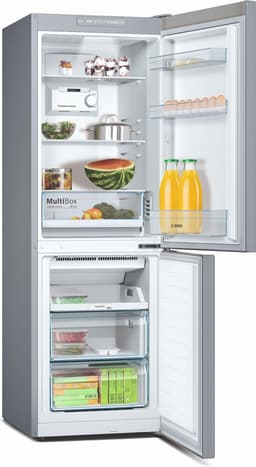 Bosch KGN33NLEB - Serie 2 - Koelkast - Koel-vriescombinatie - Total No Frost - nooit meer ontdooien- Perfect Fit: zet je koelkast strak tegen de wand of in een nis - RVS — thumbnail 5